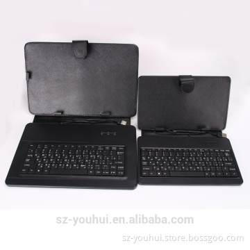 Universal PU Leather Folio Stand Case Cover Tablet Keyboard Case for 7" 10" Tablet